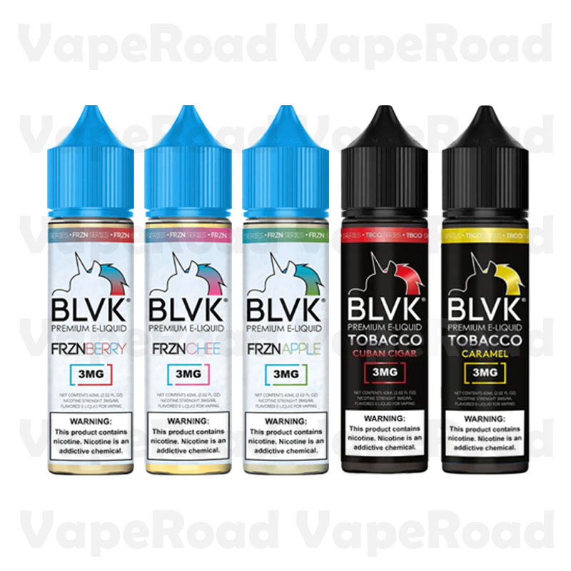 BLVK 獨角獸 美國煙油｜古巴雪茄・水果系列大果汁・3mg