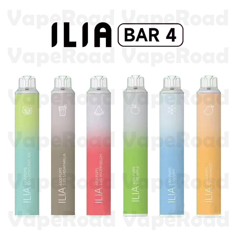 ILIA Bar 4 一次性電子煙｜約 6500 口・可重複充電・濃醇高還原